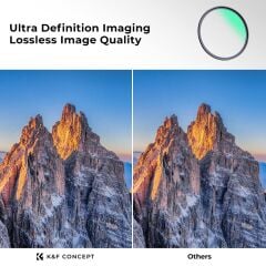 K&F Concept 77mm NANO-X MC-UV 28 Çok Katmanlı Kaplamaya sahip  Koruma Filtresi 8K Ultra HD