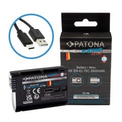 Patona Platinum Nikon EN-EL15C Batarya Pil (1363)