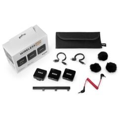 Rode Wireless GO Gen 3, 2 Kişilik Kablosuz Yaka Mikrofonu