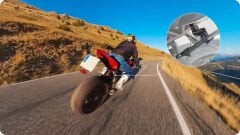 Insta360 Motorcycle Selfie Stick Support Clamp (Motosiklet Selfie Çubuğu Destek Kelepçesi)