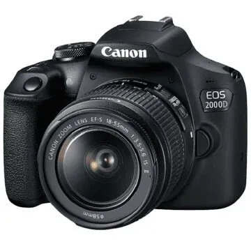 Canon EOS 2000D EF-S 18-55mm f/3.5-5.6 IS II Lensli Fotoğraf Makinesi