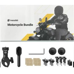 Insta360 X5 Motorsiklet Kiti (Action Görünmez Çubuk, 512GB Hafıza Kartı Dahil)