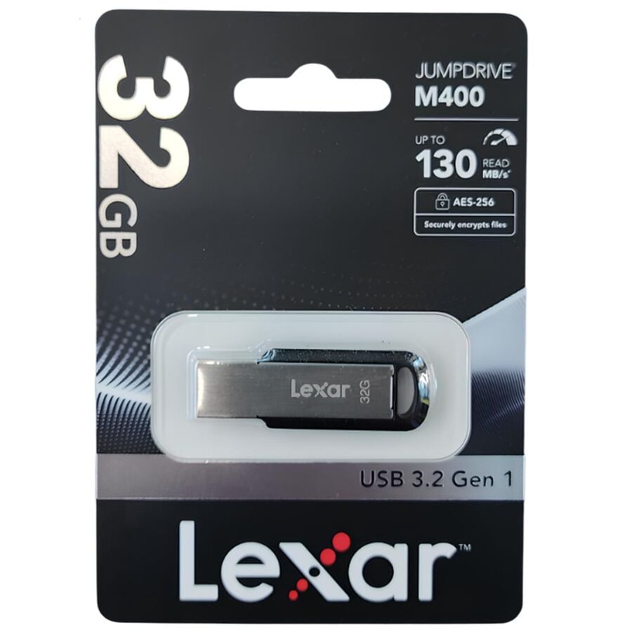 Lexar M400 Metal 32GB USB 150MB/S 3.2 Gen1 Flash Bellek