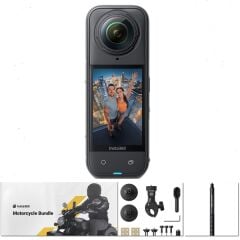 Insta360 X5 Motosiklet Kiti + Action Görünmez Çubuk