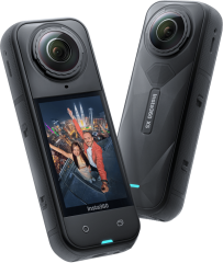 Insta360 X5 Motorsiklet Kiti (Action Görünmez Çubuk, 128GB Hafıza Kartı)