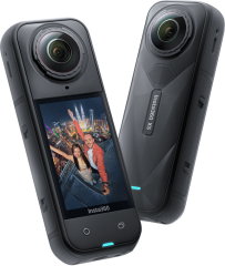 Insta360 X5 Motorsiklet Kiti (Action Görünmez Çubuk, 128GB Hafıza Kartı)