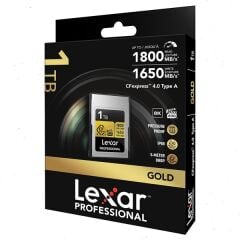Lexar 1TB Professional GOLD CFexpress 4.0 Type A Hafıza Kartı