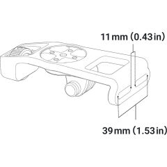 Insta360 Bike Computer Mount (Independent Handlebars)