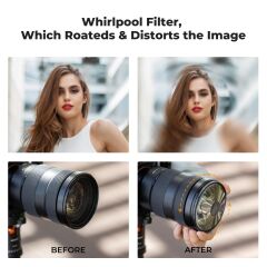 K&F Concept 82mm Halo Spiral Filtre