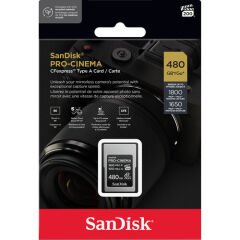 SanDisk 480GB PRO-CINEMA CFexpress Tip A Kart