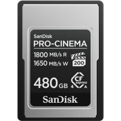 SanDisk 480GB PRO-CINEMA CFexpress Tip A Kart