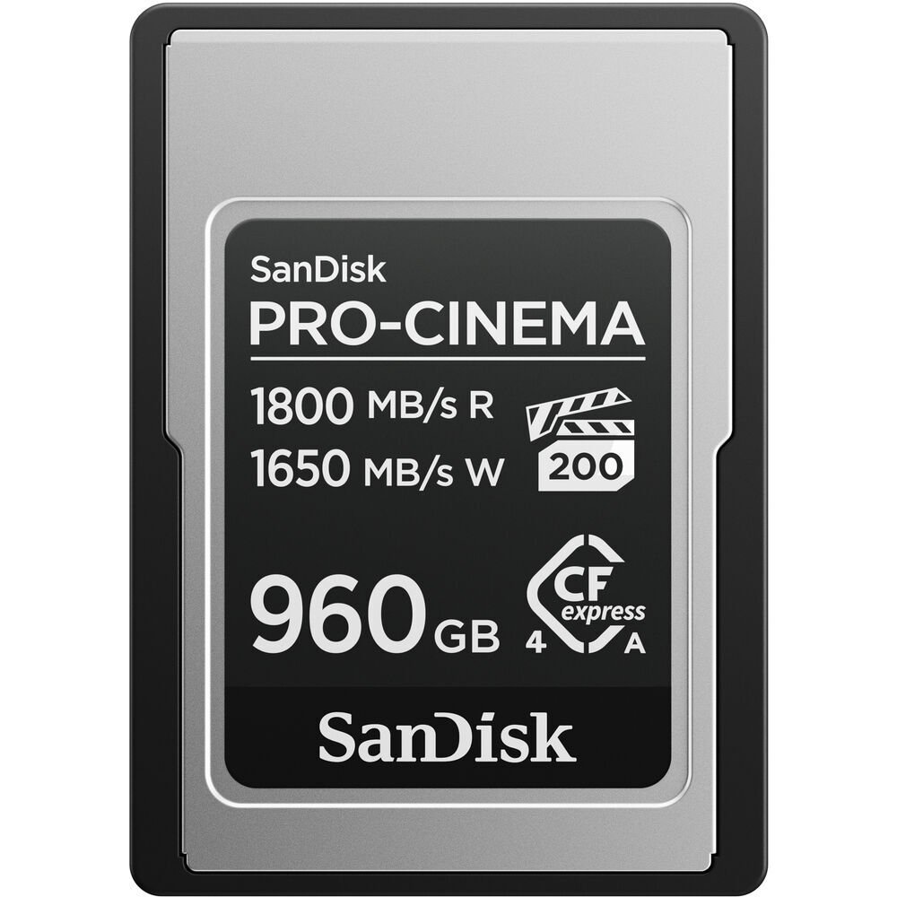 SanDisk 960GB PRO-CINEMA CFexpress Tip A Kart