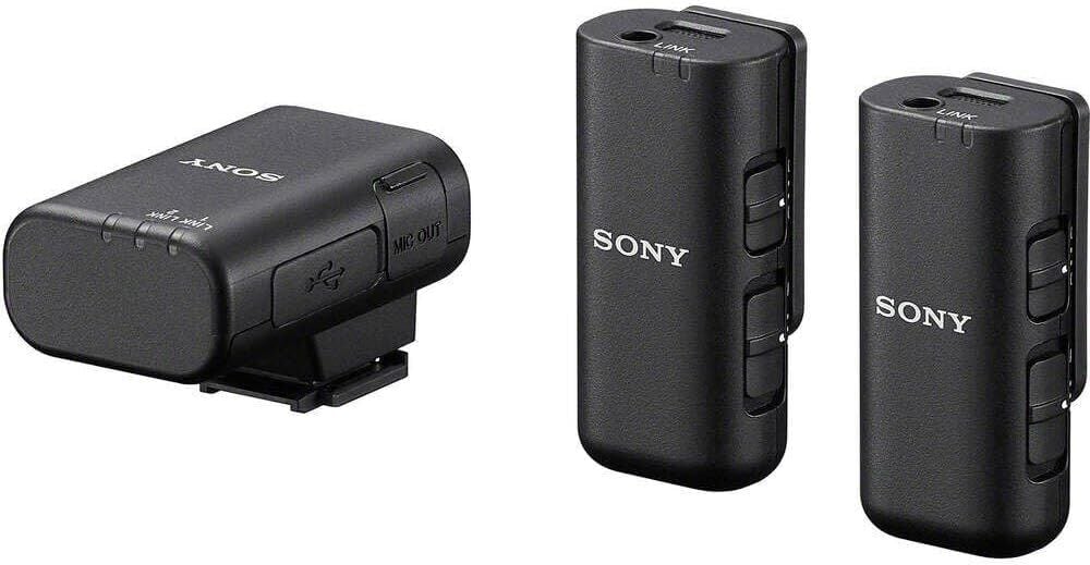 Sony ECM-W3 İkili Kablosuz Yaka Mikrofonu