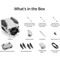 DJI Mini 3 RC-N1 Kumandalı Drone