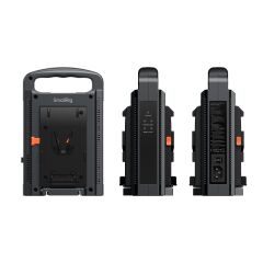 SmallRig 4450 Çift Kanallı V Montajlı Pil Şarj Cihazı