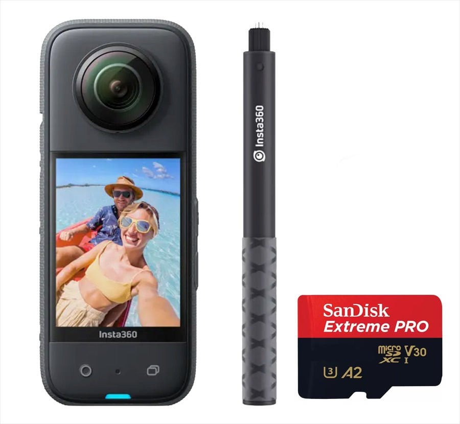 Insta360 X3 Aksiyon Kamera - Klasik Kit 3