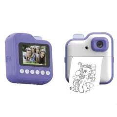 Torima TRM-CMR15 Dijital Çocuk Kamerası Termal Baskılı Yazıcı (Mor)
