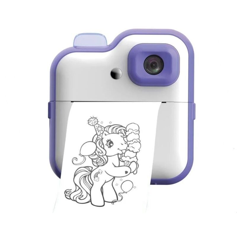 Torima TRM-CMR15 Dijital Çocuk Kamerası Termal Baskılı Yazıcı (Mor)