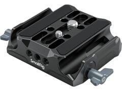SmallRig 3357 Çift 15mm Çubuk Kelepçeli Evrensel Taban Plakası Baseplate