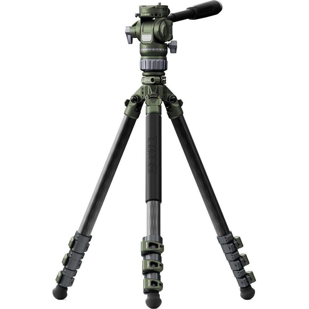 TILTA  Travel Video Fluid Head with 3 Stage - Forest Green TT-VT05-FB-FG