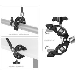 SmallRig 4454 Sihirli Kol  ile Yengeç Şekilli Kelepçe