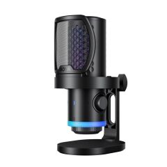 BOYA CastMic G40 RGB Aydınlatmalı Gürültü Engellemeli USB Mikrofon ve Masa Standı