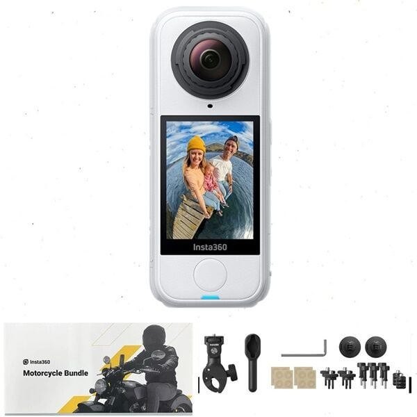 Insta360 X5 360° 8K Kamera (Beyaz) Motor Kit