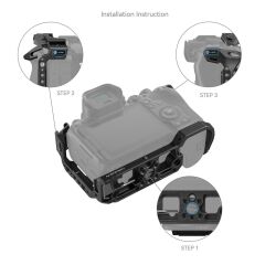 SmallRig 4161 Black Mamba Canon EOS R6 Mark II / R6 Mark III  için Kafes