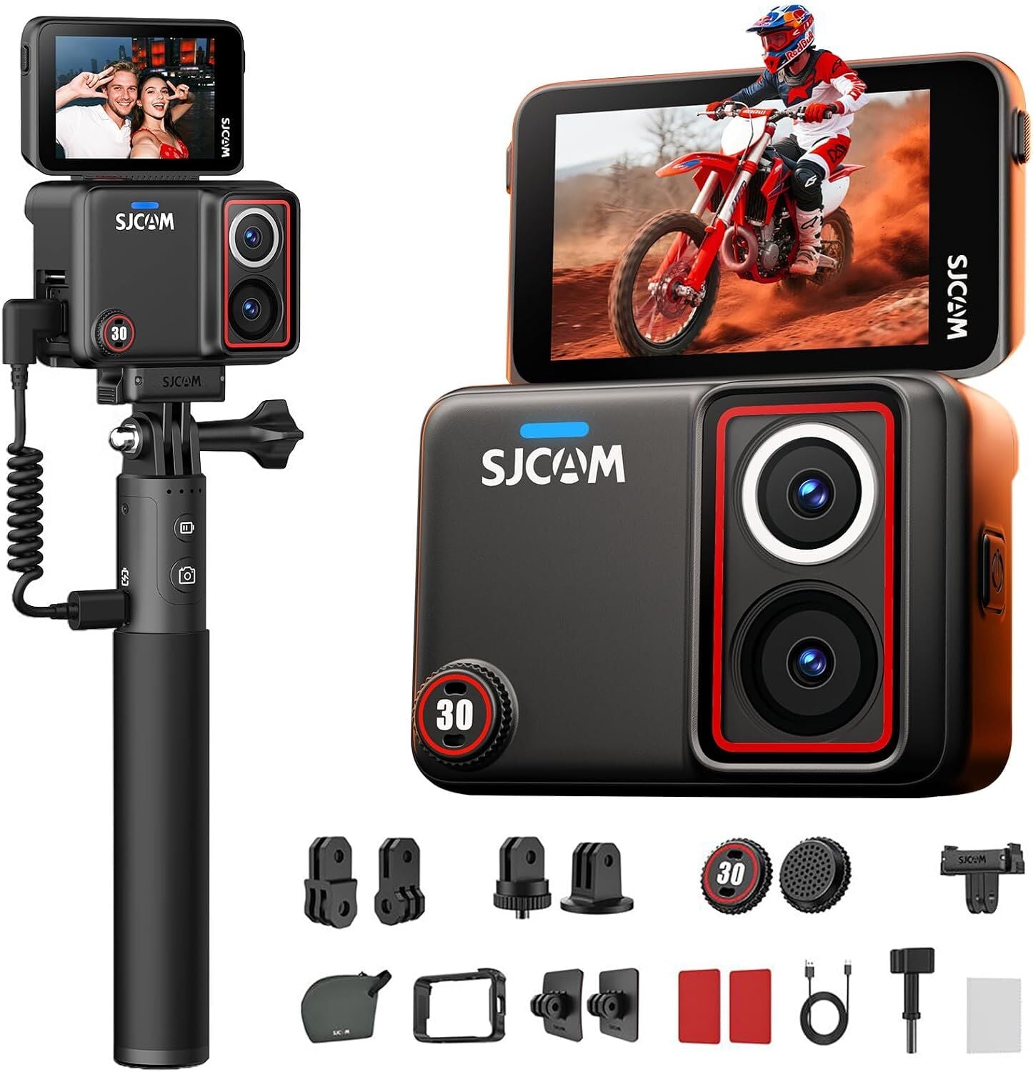 SJCAM SJ30 Charging Combo 4K WiFi Aksiyon Kamerası