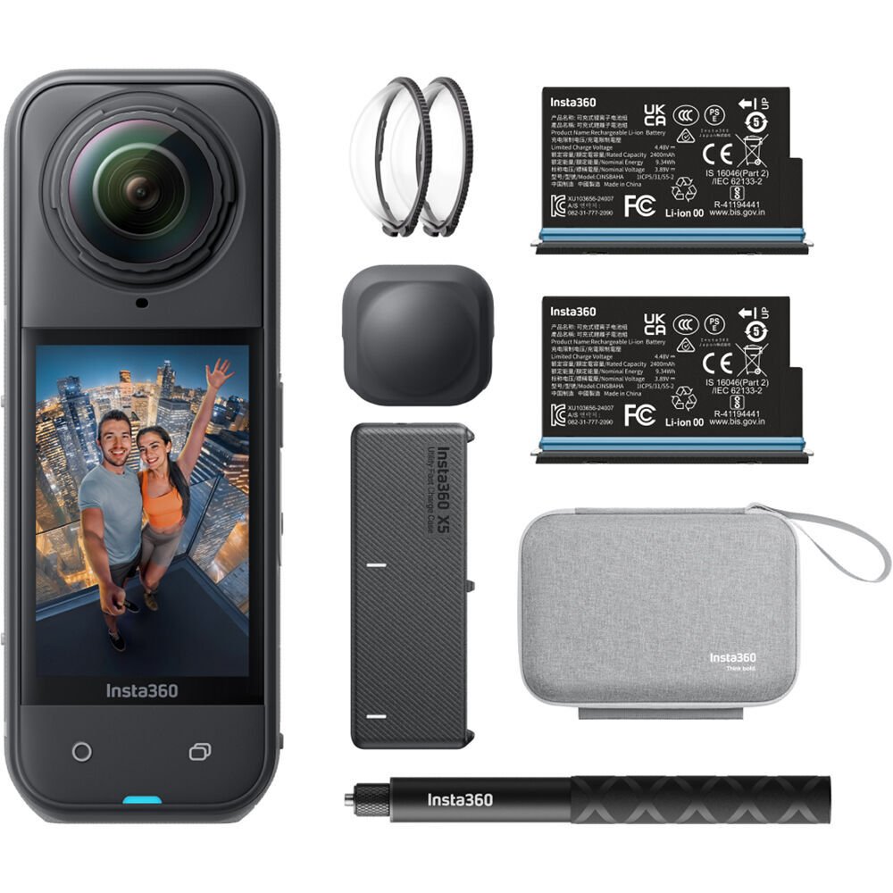 Insta360 X5 Aksiyon Kamerası - Essentials Kit