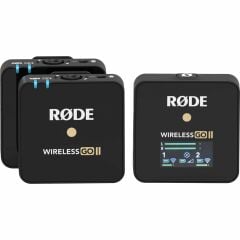 Rode Wireless Go II - 2 Kişilik Kablosuz Yaka Mikrofonu (RESMİ TÜRKİYE GARANTİLİ)