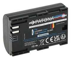 PATONA 1361 Platinum Battery with USB-C Input f. Canon LP-E6NH (MARK II İLE UYUMLU DEĞİL)