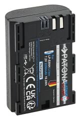 PATONA 1361 Platinum Battery with USB-C Input f. Canon LP-E6NH (MARK II İLE UYUMLU DEĞİL)