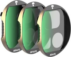PolarPro Vivid ND/PL Filtre Seti (ND4/PL, ND16/PL, ND64/PL) – DJI Mavic 4 Pro