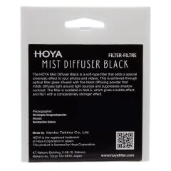 Hoya 72mm Mist Diffuser Black No 0.5 Filtre