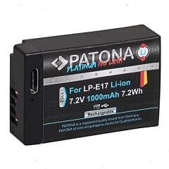 Patona Platinum Canon LP-E17 Batarya Pil (1352)