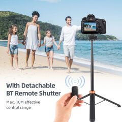 Kingjoy M080 Telefon Tutacaklı Uzaktan Kumandalı Selfie Tripod