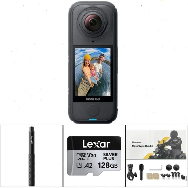 Insta360 X4 Air Motor Kiti (Action Çubuk + 128GB Kart)