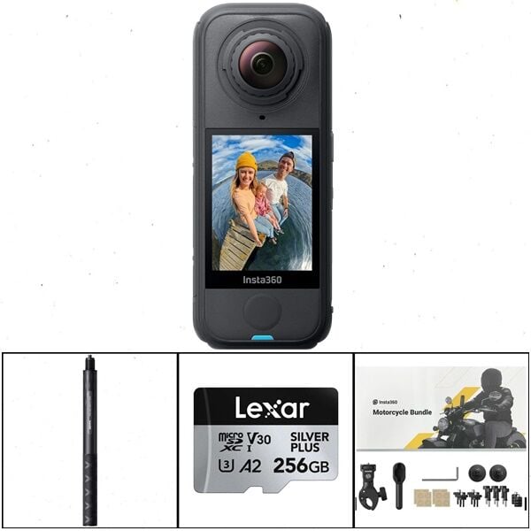 Insta360 X4 Air Motor Kiti (Action Çubuk + 256GB Kart)
