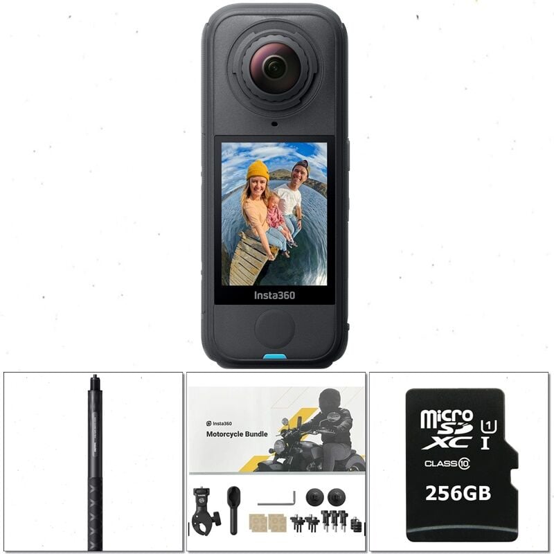 Insta360 X4 Air Motor Kiti (Action Çubuk + 256GB Kart)