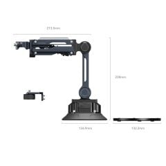 SmallRig 5507 DJI Osmo Pocket 3 / GoPro HERO13 Black / Insta360 X4  için Elektronik Vantuzlu  Şok Emici Destek