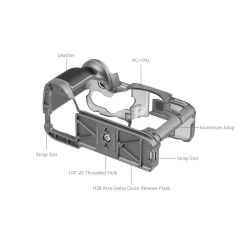 SmallRig 4798 Sony Alpha 7 IV  için  Hibrit Modüler Kafes