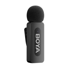 Boya BY-V1 Wireless Tekli Yaka Mikrofonu Lightning (Yeni Versiyon)