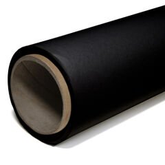 GDX Sabit (Tavan & Duvar) Kağıt Sonsuz Stüdyo Fon Perde (Black/Siyah) 2.70x11 Metre