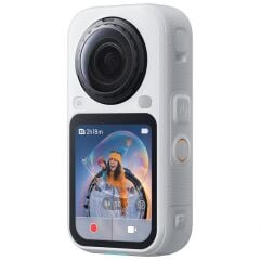 Insta360 X6 8K 360° Aksiyon Kamerası – Beyaz (Arctic White)
