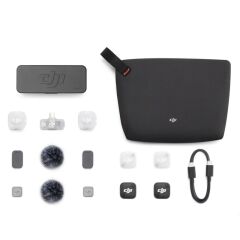 DJI Mic Mini 2 (2 TX + 1 Mobil RX + Şarj Kutusu)