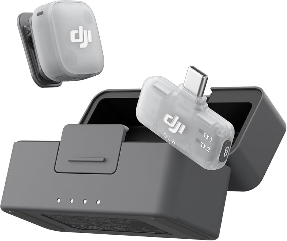 DJI Mic Mini 2 (1 TX + 1 Mobil RX + Şarj Kutusu)