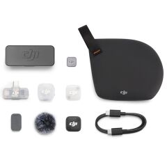 DJI Mic Mini 2 (1 TX + 1 Mobil RX + Şarj Kutusu)