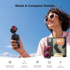 K&F Concept DJI Osmo Pocket 4P Uyumlu Değişken ND32-512 Manyetik Filtre