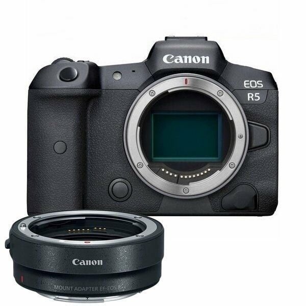 Canon EOS R5 Body + Mount Adaptör Aynasız Fotoğraf Makinesi
